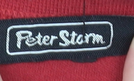 Peter Storm Women Red Long Sleeve Roll Neck Cotton Basic Top Size L