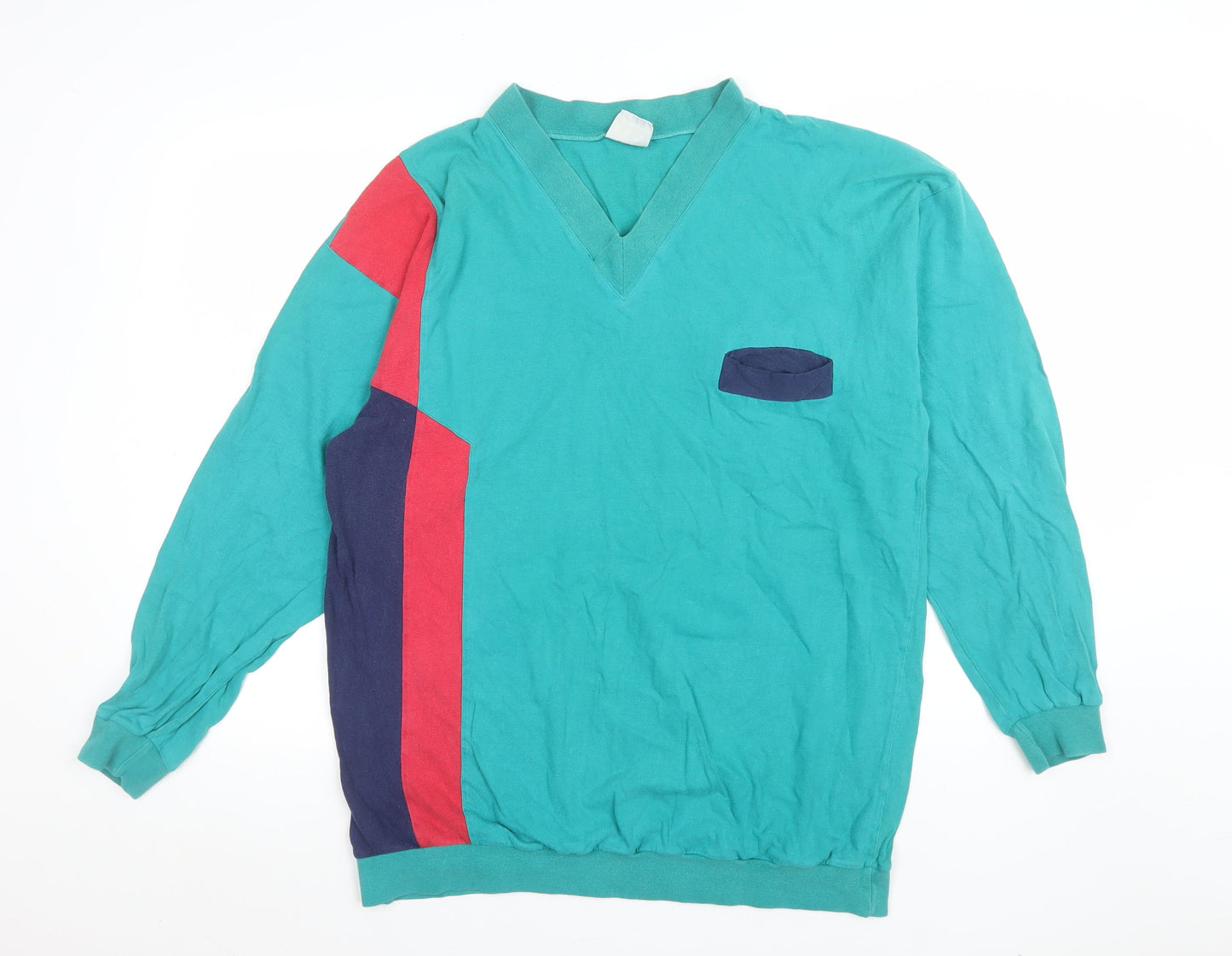 Womens UK Size L Key Elements Multicoloured Pullover Sweatshirt
