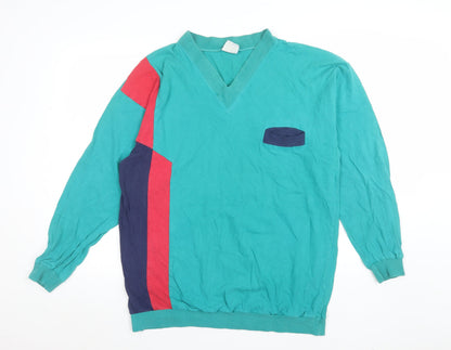 Womens UK Size L Key Elements Multicoloured Pullover Sweatshirt