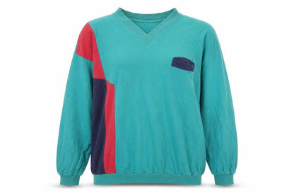 Womens UK Size L Key Elements Multicoloured Pullover Sweatshirt