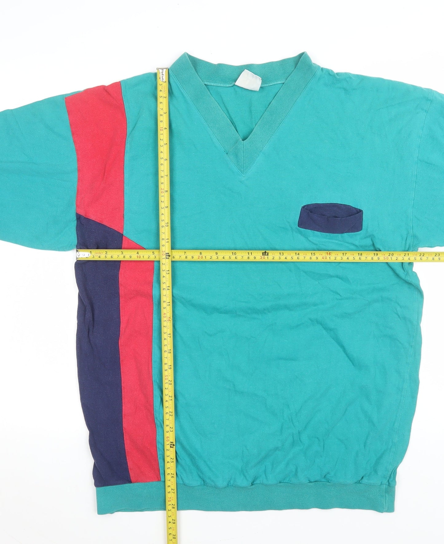 Womens UK Size L Key Elements Multicoloured Pullover Sweatshirt
