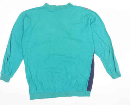 Womens UK Size L Key Elements Multicoloured Pullover Sweatshirt