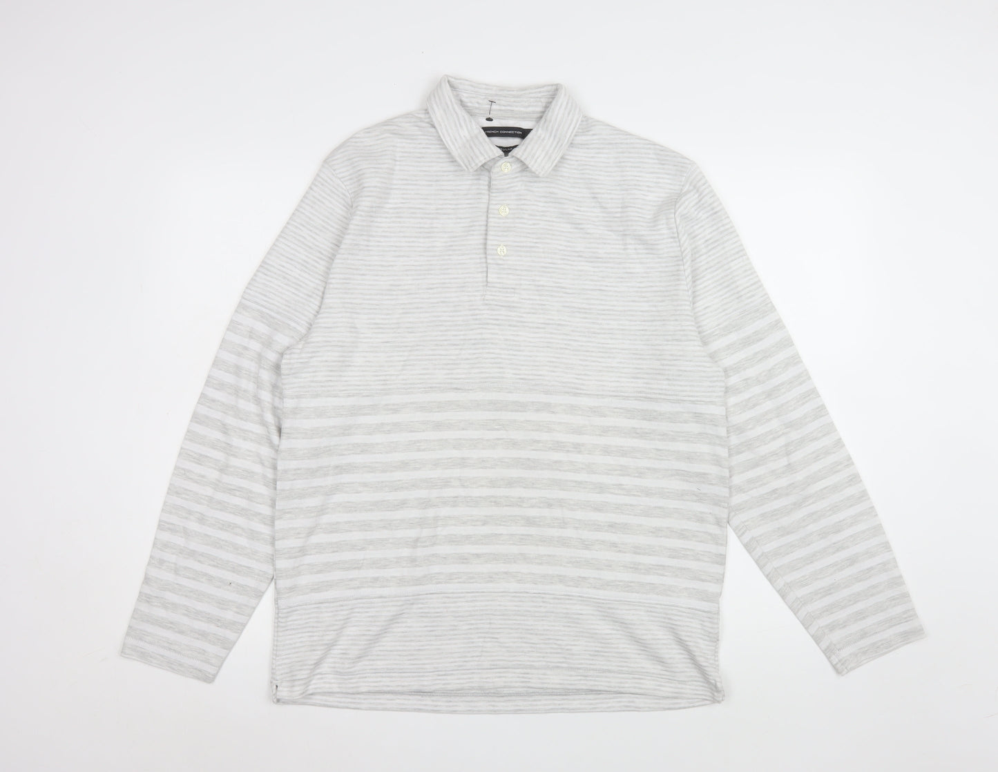 Mens UK Size L French Connection Cotton Blend Polo Shirt