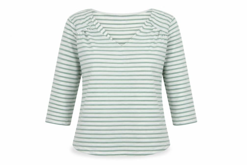 Womens UK Size 10 Nutmeg Green Basic T-Shirt