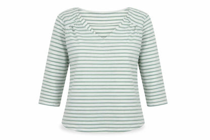 Womens UK Size 10 Nutmeg Green Basic T-Shirt