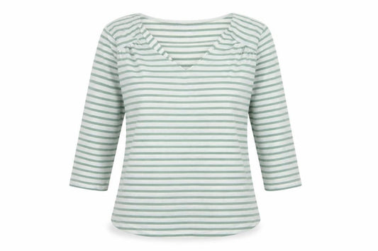 Womens UK Size 10 Nutmeg Green Basic T-Shirt