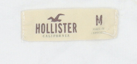 Womens UK Size M Hollister Blue Basic T-Shirt