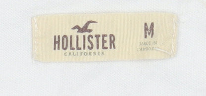 Womens UK Size M Hollister Blue Basic T-Shirt
