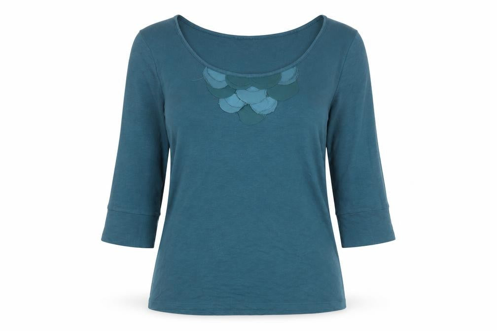 Womens UK Size L Banana Republic Blue Basic T-Shirt