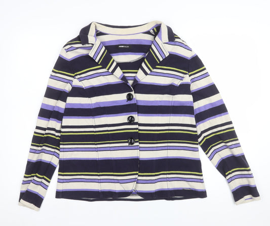 Womens UK Size 18 FRANK WALDER Multicoloured Basic Jacket