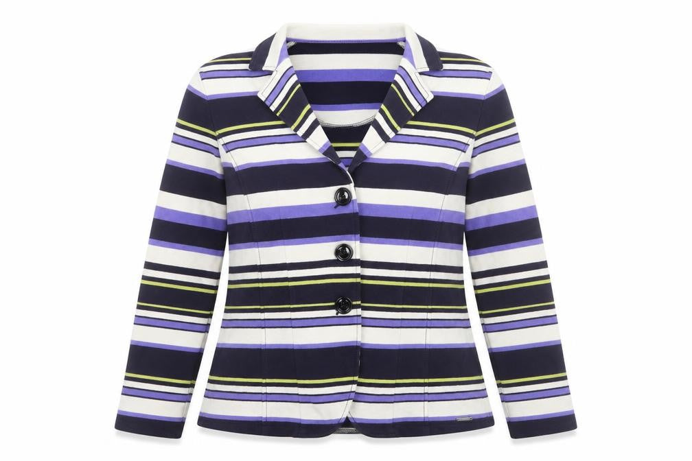 Womens UK Size 18 FRANK WALDER Multicoloured Basic Jacket