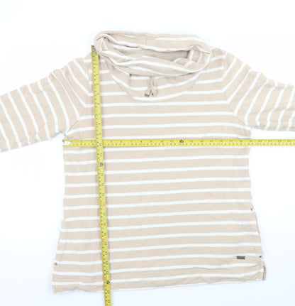 Womens UK Size 14 DASH Beige Pullover Sweatshirt