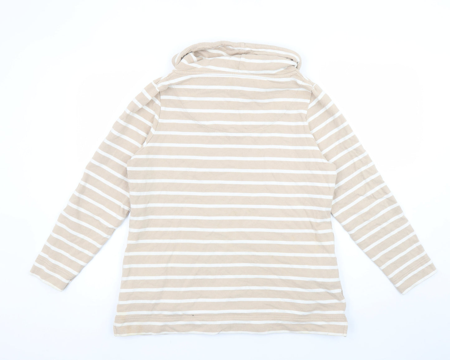 Womens UK Size 14 DASH Beige Pullover Sweatshirt