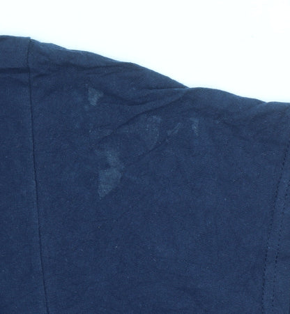 River Island Men's Blue L Limonata Fresco Graphic Cotton T-Shirt