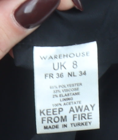 Womens UK Size 8 Warehouse Sheath Dress