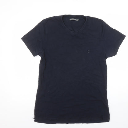 Mens UK Size L French Connection Blue  T-Shirt