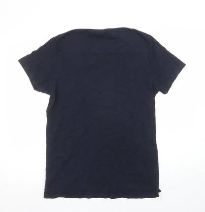 Mens UK Size L French Connection Blue  T-Shirt