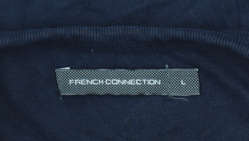 Mens UK Size L French Connection Blue  T-Shirt