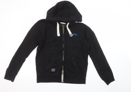 Mens UK Size S Drift King Black Full Zip Hoodie