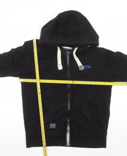 Mens UK Size S Drift King Black Full Zip Hoodie