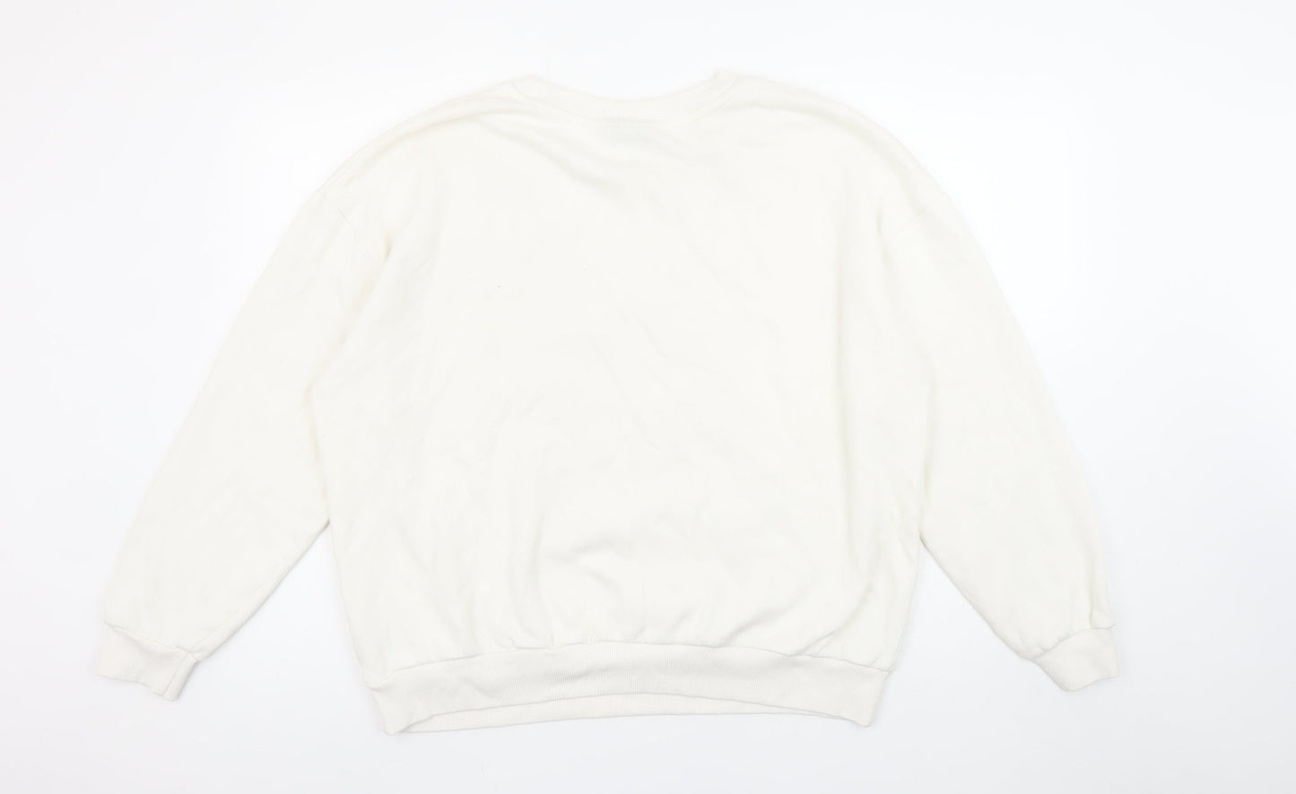 George Women’s White Rolling Stones Graphic Pullover Sweatshirt L 16-18