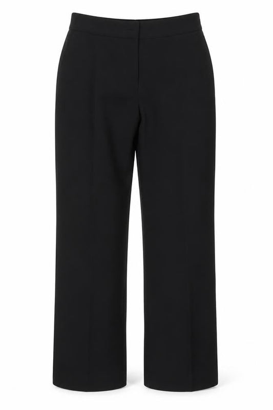 Womens UK Size 18 MNG Regular Fit Business Formal Workwear Black Trousers