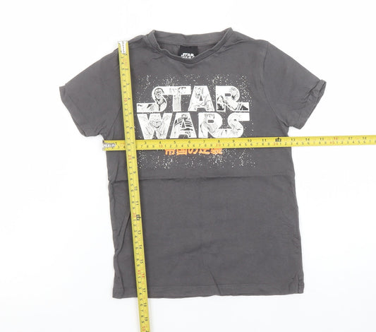 Pepco Boys Grey Star Wars Graphic Cotton T-Shirt 6-7 Years