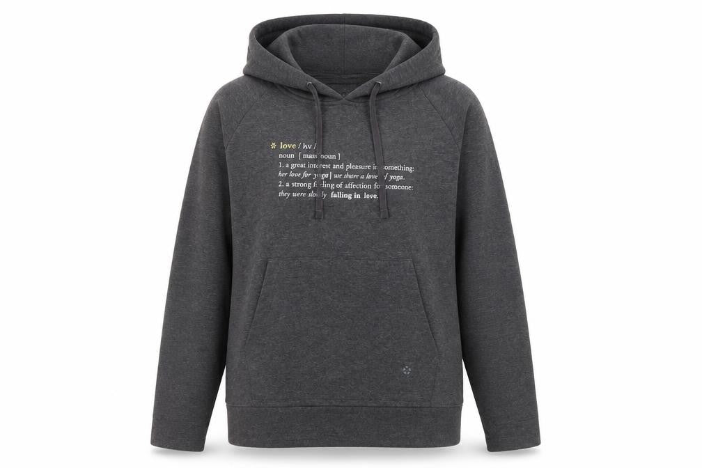Womens UK Size XS Manuka Life Grey Pullover Hoodie