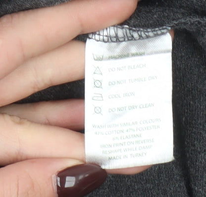 Womens UK Size XS Manuka Life Grey Pullover Hoodie