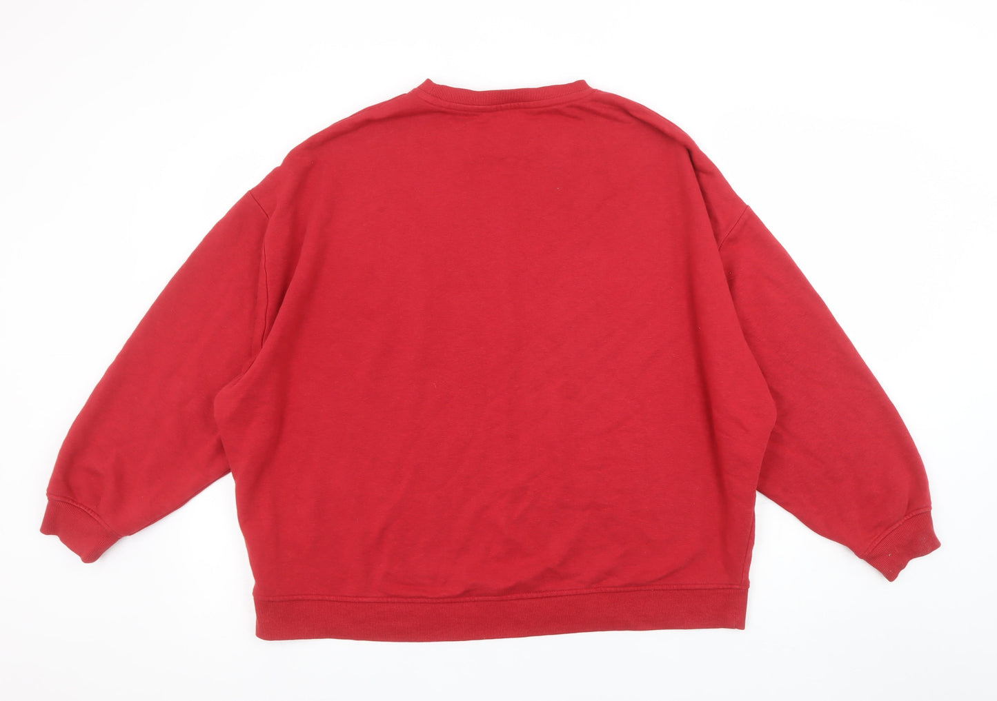 Womens UK Size M TU Red Pullover Sweatshirt