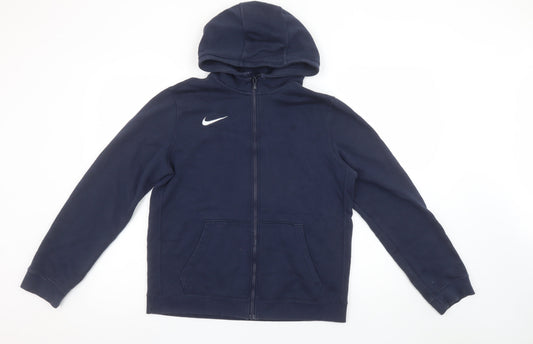 Boys UK Size XL Nike Blue Full Zip Hoodie