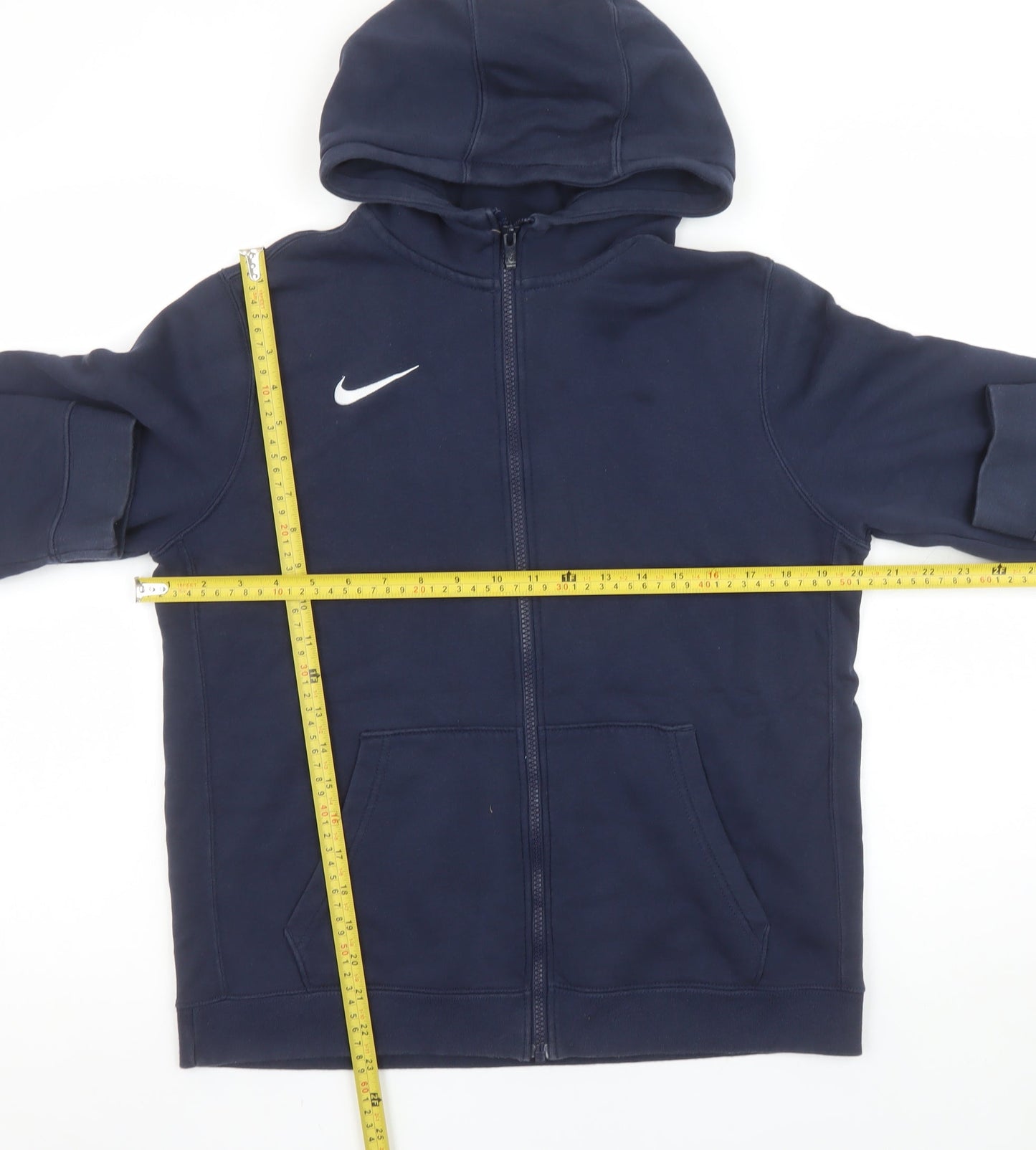 Boys UK Size XL Nike Blue Full Zip Hoodie