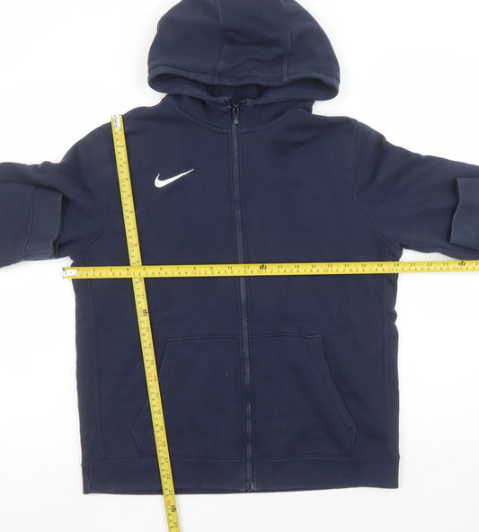Boys UK Size XL Nike Blue Full Zip Hoodie