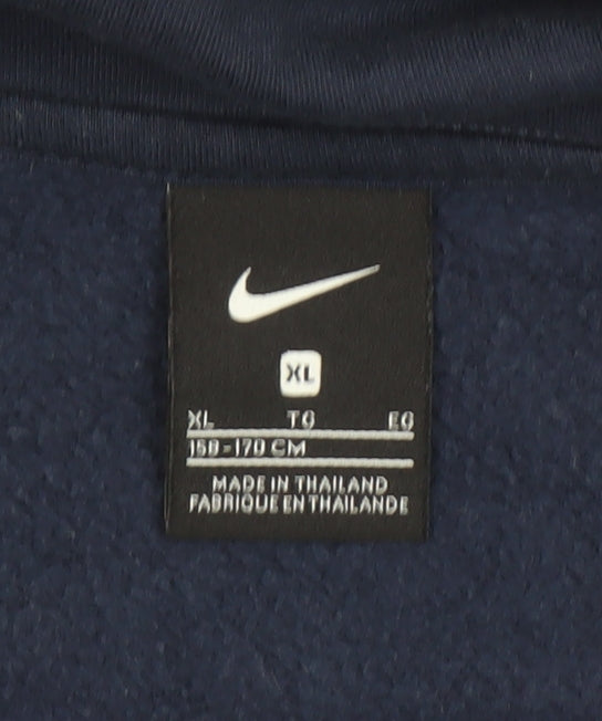 Boys UK Size XL Nike Blue Full Zip Hoodie