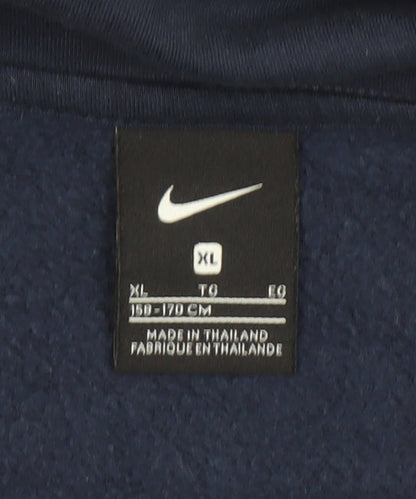 Boys UK Size XL Nike Blue Full Zip Hoodie