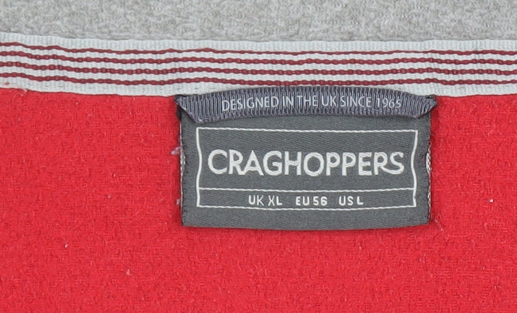 Mens UK Size XL Craghoppers Red Pullover Sweatshirt