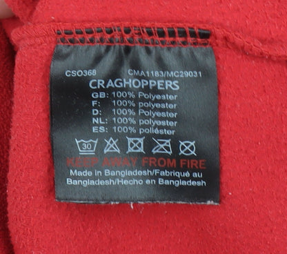 Mens UK Size XL Craghoppers Red Pullover Sweatshirt