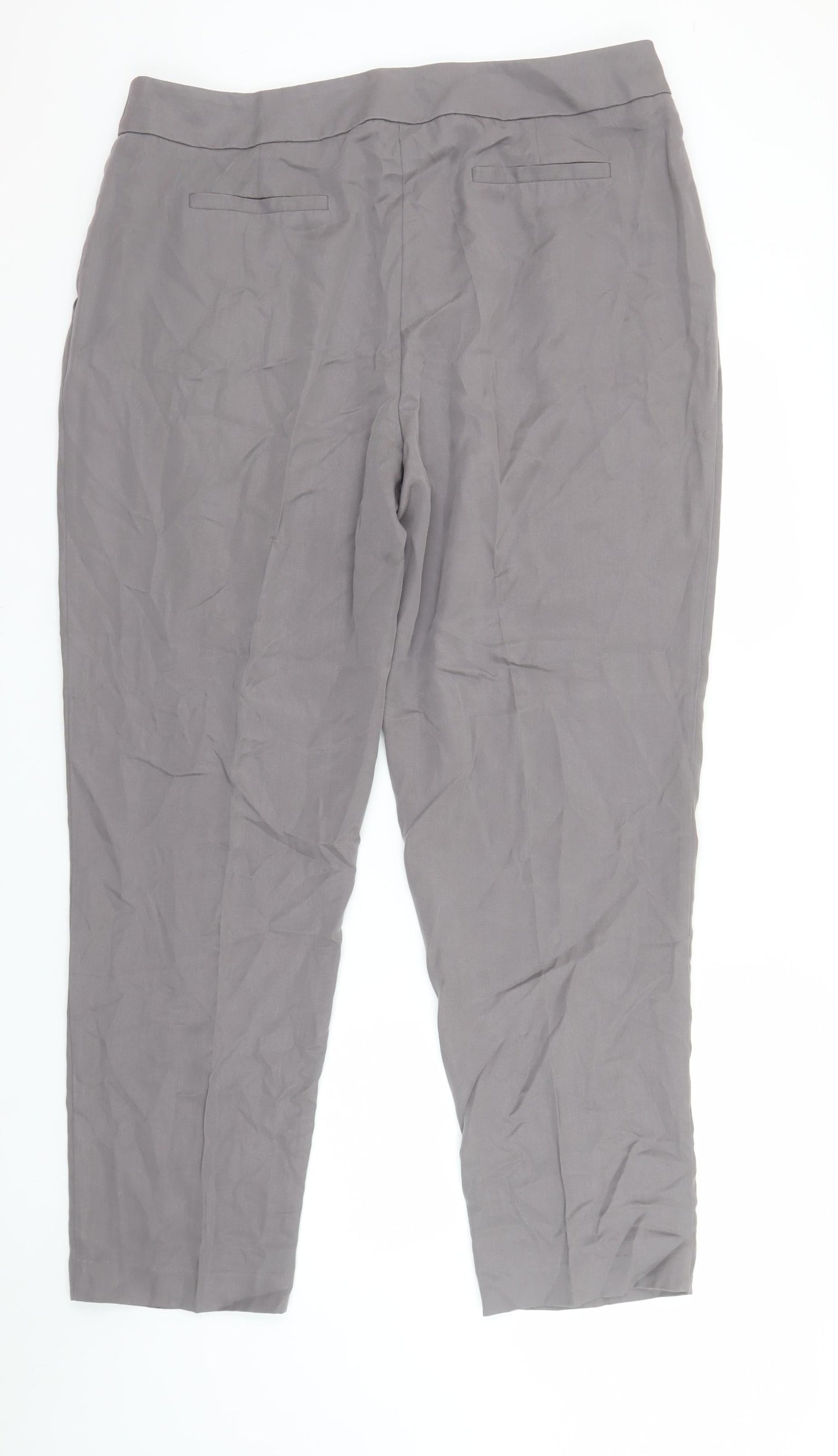 Womens UK Size 16 Marks and Spencer Regular Fit Business Casual Workwear Grey Tr