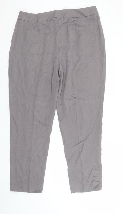 Womens UK Size 16 Marks and Spencer Regular Fit Business Casual Workwear Grey Tr