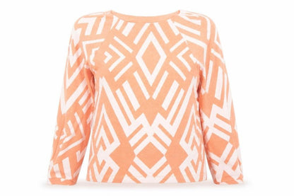 Womens UK Size 12 Street One Orange Pullover Sweatshirt