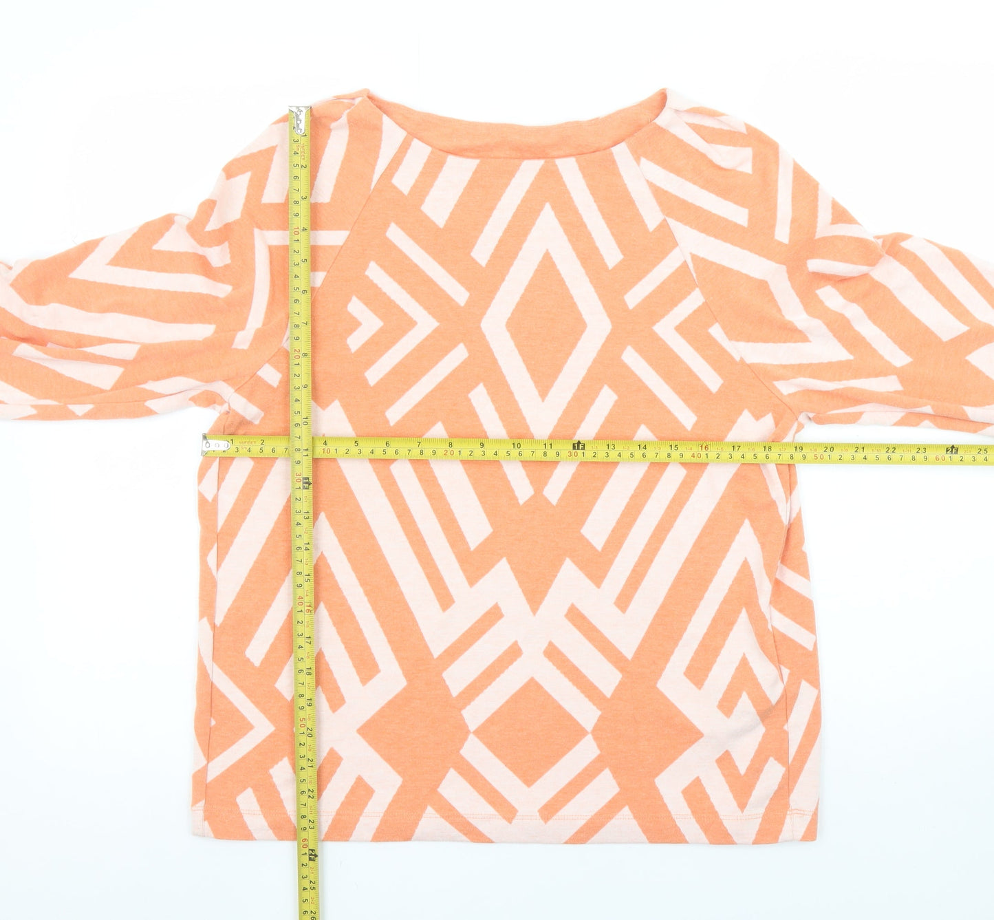 Womens UK Size 12 Street One Orange Pullover Sweatshirt