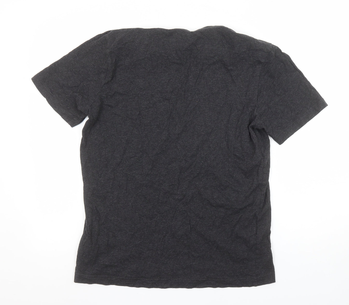 Puma Men's Black Cotton Crew Neck Short Sleeve Sports T-Shirt Size M