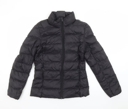 Marks and Spencer Women's Black Size 6 Puffer Jacket Down Filled