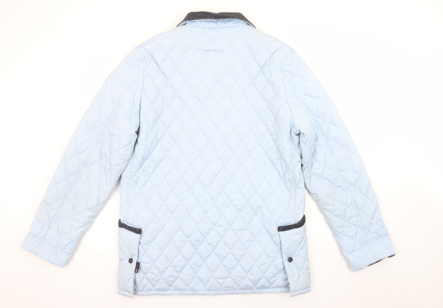 Womens UK Size M STONECAST Blue Quilted Coat