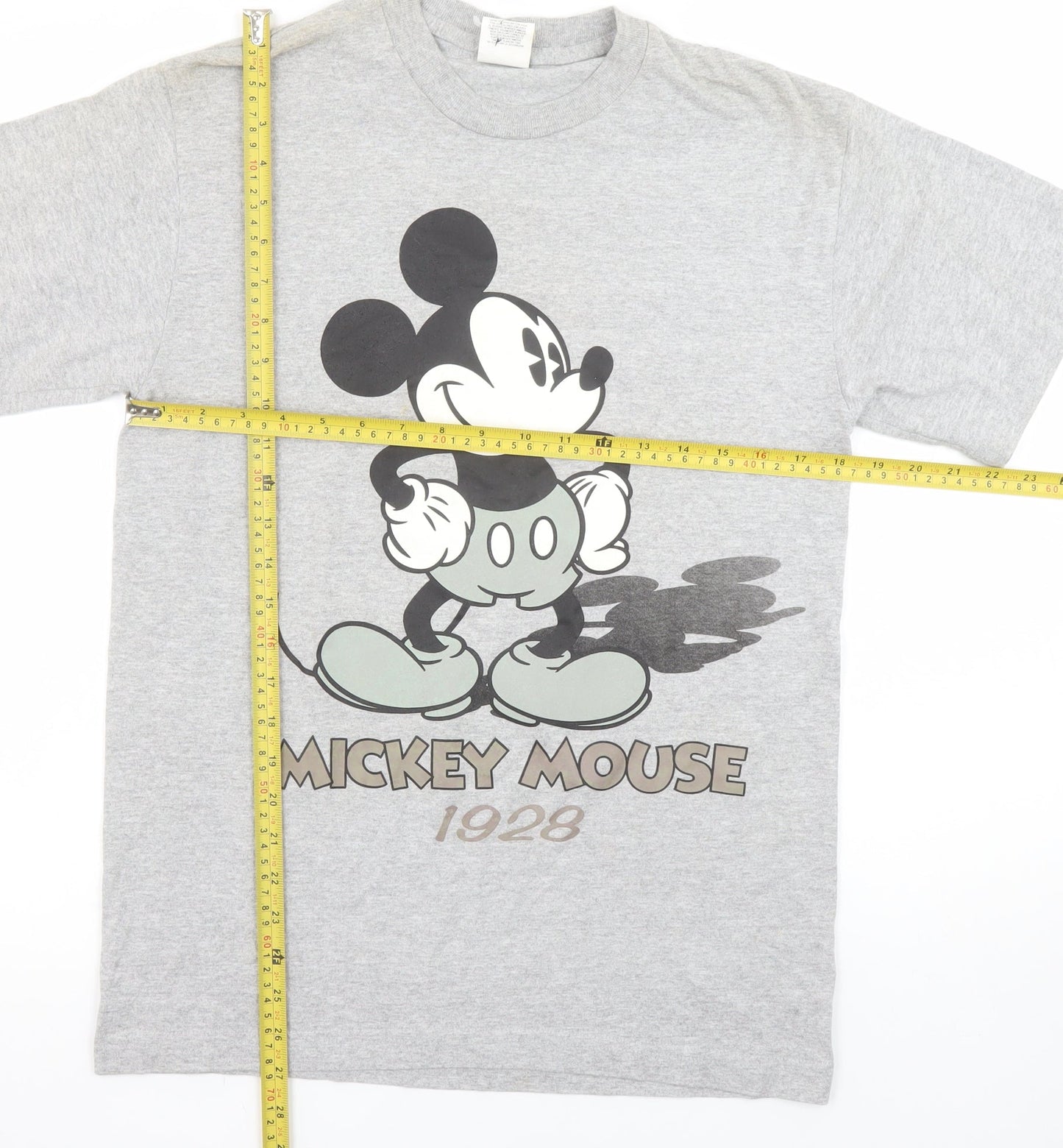 Womens UK Size M Disney Grey Basic T-Shirt