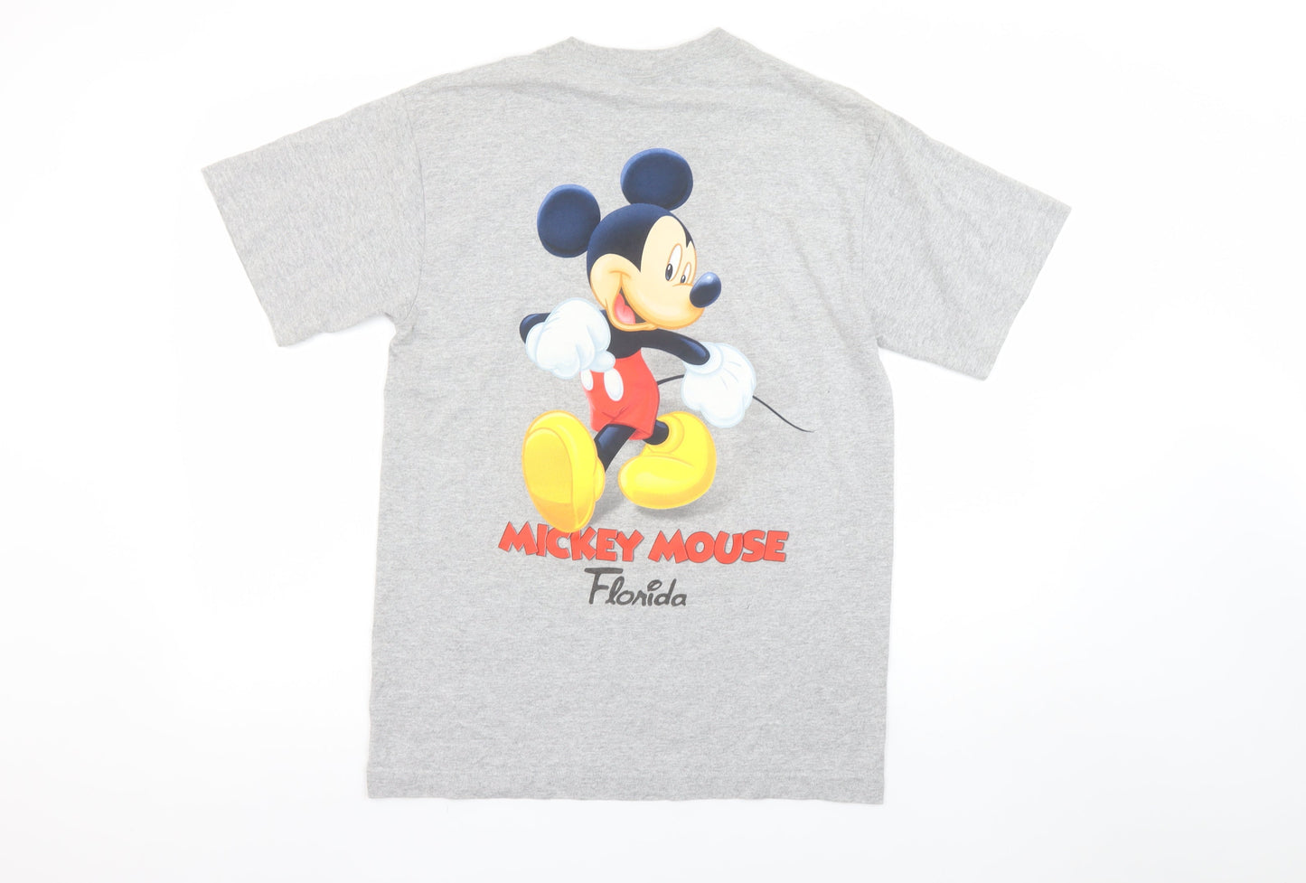 Womens UK Size M Disney Grey Basic T-Shirt