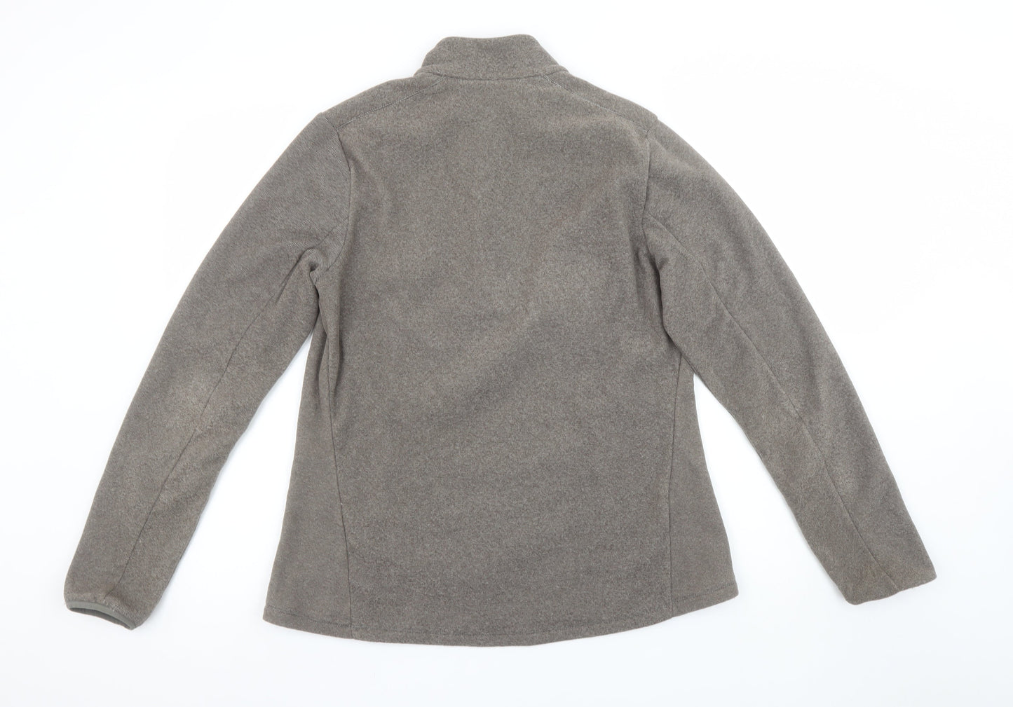 Quechua Women’s Grey 1/4 Zip Fleece Sweatshirt 2XL - Warm Outdoor Layer