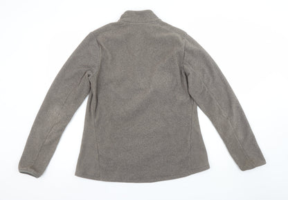 Quechua Women’s Grey 1/4 Zip Fleece Sweatshirt 2XL - Warm Outdoor Layer