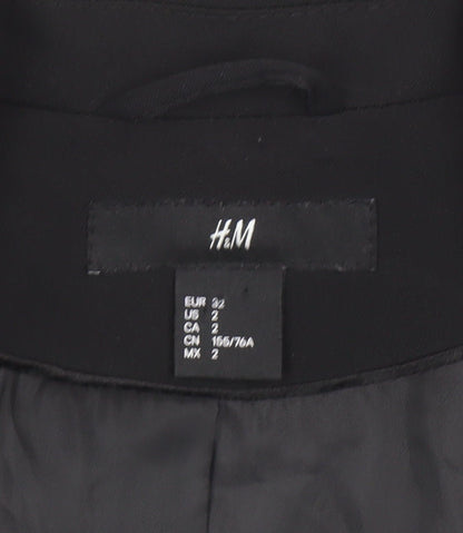 H&M Women’s Black Slim Fit Single-Breasted Blazer Size 4