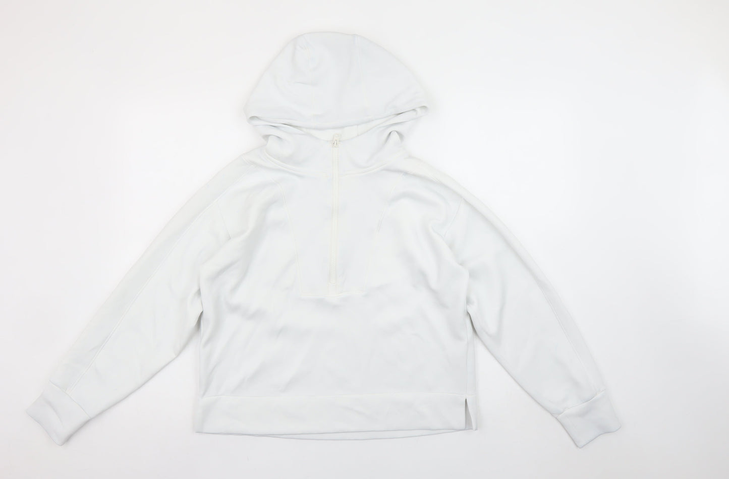 Womens UK Size S Reiss White Pullover Hoodie